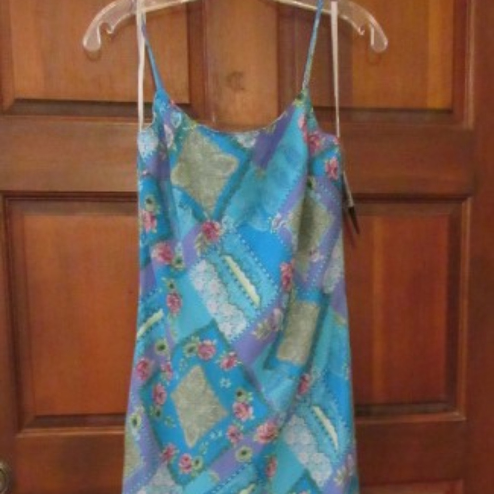 NEW MY MICHELLE TURQUOISE LONG DRESS Size 11/12